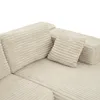 Ecksofa mit breiter Liegefläche, Kompressionsschaum-Sofa Produktbild-Vorschau 8