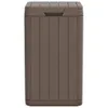Outdoor-Mülltonne Braun 38x38x65 cm PP Produktbild-Vorschau 4