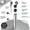 KESSER® Granit Sonnenschirmständer mit Edelstahlrohr, Produktbild-Vorschau 4