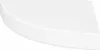 A single white corner shelf shown from a slightly elevated angle. Voir les images du produit
