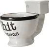 Tazza da toilette / cesso 'Shit Happens' con stronzo Anteprima dell’immagine prodotto 6