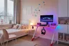 Ekspand | Table de gaming - Rose - 140 x 60 x 74 cm - Voir les images du produit 9