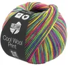 Lana Grossa - Cool Wool Print 0833 senfgelb jade fuchsia Produktbild-Vorschau 1