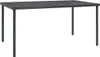 vidaXL Outdoor Esstisch Anthrazit 150x90x74 cm Stahl - Produktbild-Vorschau 2