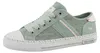 Mustang Damen Sneaker bestickt Baumwolle Schnürung Produktbild-Vorschau 7