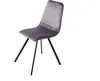 Retro Stuhl AMSTERDAM CHAIR dunkelgrau Samt Designklassiker Produktbild-Vorschau 10
