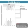 Vorhänge Weiß Transparente Extra Breit Voile Lichtfilternd Produktbild-Vorschau 11