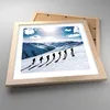 Gerahmtes Poster - Rahmen in heller Eiche - Berg Wanderung Produktbild-Vorschau 3