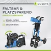 Juskys Rollator Vital faltbar, leicht, höhenverstellbar - Produktbild-Vorschau 3