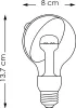 Home Sweet Home LED-Lampe Sphere schwarz-gold G80 E27 3W Produktbild-Vorschau 6