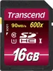 Transcend SDHC 16GB Class10 UHS-I 600x Ultimate Anteprima dell’immagine prodotto 1