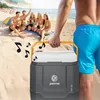 People enjoying drinks on a beach with a cooler box in the foreground. Náhľad obrázku produktu
