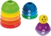Three sets of stacking toys are displayed against a white background. Produktbild-Vorschau