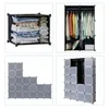 Kleiderschrank 20 Würfel DIY Modulare Regale Kleider- und Produktbild-Vorschau 3