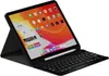A black tablet case with an integrated keyboard and a stylus is shown at an angle against a white background. Náhled obrázku produktu