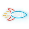 Forever Light Neon PLEXI LED ROCKET multicolor NNE18, Produktbild-Vorschau 14