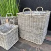 Panier en rotin lot de 3 Kubu gris avec poignées et film – Voir les images du produit 4