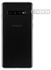 A black Samsung smartphone with its camera lens protector tray partially ejected. Produktbild-Vorschau