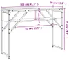vidaXL Konzolový stolek s policí kouřový dub 105x30x75cm Náhled obrázku produktu 7