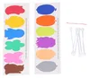 Set Creativo Velluto 15,5x25 Cm - Colori + 6 Bastoncini Anteprima dell’immagine prodotto 4
