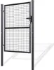 Zauntor Metall 1m OLGA H.150cm grau Produktbild-Vorschau 2