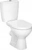 A white toilet with a tank and seat, shown from a three-quarter angle against a white background. Produktbild-Vorschau