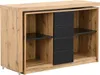 Klapptisch mit 360° drehbarer Platte - MDF - Natur und Produktbild-Vorschau 6