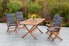 Merxx Gartenmöbelset Comodoro 9tlg., 4 Klappsessel, 4 Produktbild-Vorschau 2