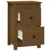vidaXL Nachttisch Honigbraun 40x35x61,5 cm Massivholz Produktbild-Vorschau 4