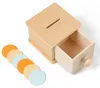 Montessori-Münzbox, Objektpermanenzbox, Produktbild-Vorschau 4