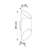 Kinkiet PENNE 30 Czarny Sollux Lighting SL.0114 Podgląd zdjęcia produktu 4