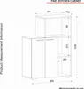 Skye Decor, Pars - White, kuchynská skrinka, biela, 100 % Náhľad obrázku produktu 13
