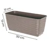 Blumenkasten Balkonkasten 300 mm aus Kunststoff- Farbe Produktbild-Vorschau 3