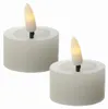 LED Teelichter LINA - Rustik-Optik - Echtwachs - Timer - Produktbild-Vorschau 2