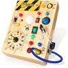 Montessori Toys Clock Busy Board Jouets Montessori à partir Voir les images du produit 3