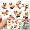 TATOUAGES EPHEMERES POUR ENFANTS - Animaux LISEK - 8 pcs Voir les images du produit 1