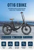 Onesport 20" Elektrofahrrad Pedelec, elektrisches Faltrad Produktbild-Vorschau 11