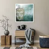 Poster - Poster ohne Rahmen - Buddha Grafik Türkis - 60x60 Produktbild-Vorschau 6