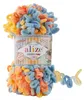 Strickgarn ALIZE Puffy Fine Color mango, taubenblau oerang Produktbild-Vorschau