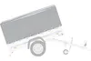 Rahmenabdeckung H-800 UNITRAILER Plane für Anhänger grau Produktbild-Vorschau 3