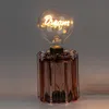 LED Deko Licht, Tischlampe DREAM H. 21cm aus Glas mit Timer Produktbild-Vorschau 1