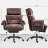Kancelářská židle HOMCOM, ergonomická židle s područkami, Náhled obrázku produktu 3