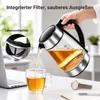 YASHE Wasserkocher Glas 1,7L 2200W mit Schnellkochfunktion Produktbild-Vorschau 6