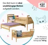 KEF Sofia Etagenbett Kinder Etagenbett 3 Personen Holz Produktbild-Vorschau 5