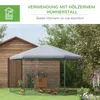 Kurnik PawHut z wolnym wybiegiem, 4 x 3,46 x 2,63 m, Podgląd zdjęcia produktu 6