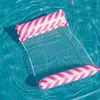 Schwimmmatratze, aufblasbare Wasserhängematte, Schwimmring, Produktbild-Vorschau 11