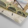 Wanduhr - Quadrat - Glasuhr - London büro parlament gebäude Produktbild-Vorschau 5