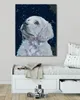 Diamondi - Diamond painting - WEIßES HUNDEWELPCHEN, 40X50 Produktbild-Vorschau 2