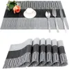 Platzsets 6er Set Plastik Tischsets Abwaschbar Produktbild-Vorschau 1
