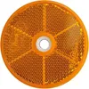 Runder Rückstrahler 60 mm mit Montageloch 6mm [orange] Produktbild-Vorschau 1